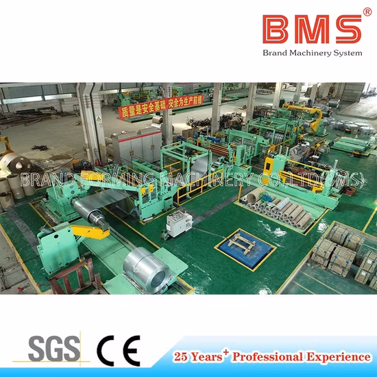 Linea di taglio ad alta velocità da 120 m/min da 0,5~3 mm*1300 mm con lama da 42 pezzi